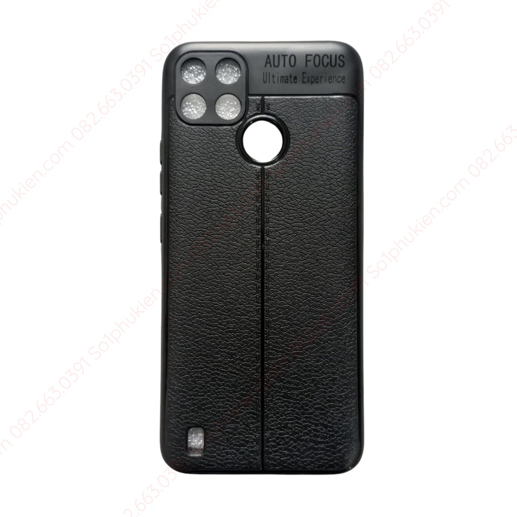 Ốp lưng Realme C21Y/ C25Y dẻo đen TPU và dẻo đen auto giả vân da bền đẹp