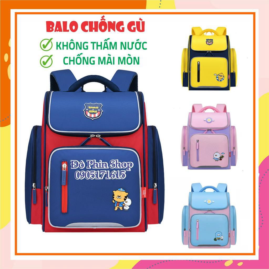 [Cao cấp] Balo siêu nhẹ, chống gù học sinh tiểu học cấp 1 cấp 2 TopBear cho bé trai bé gái không thấm nước, chống màimòn