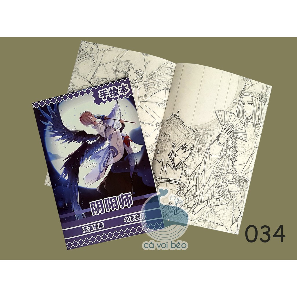 [SALE GIÁ XƯỞNG] Tập bản thảo Angel of death Thiên sứ tử thần tranh phác họa, tô màu anime manga