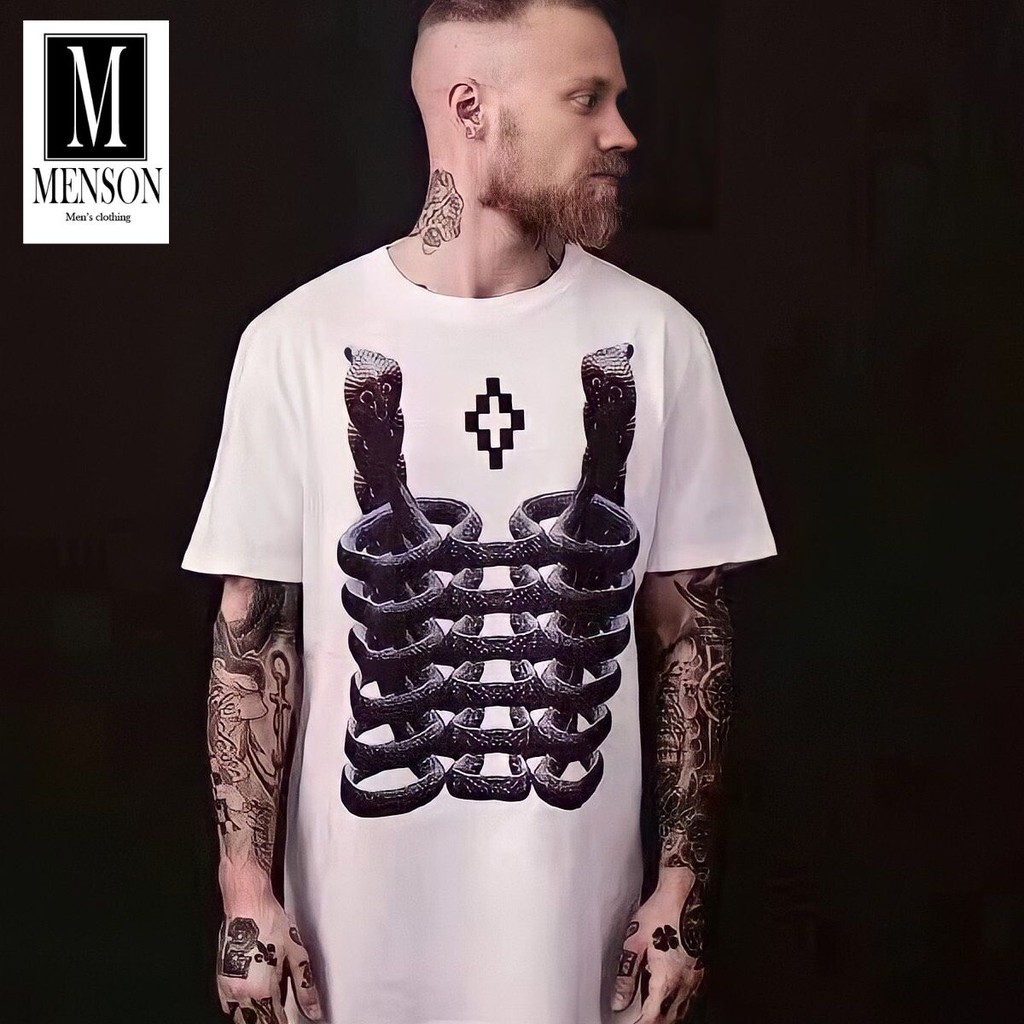 ⭐️SIÊU PHẨM⭐️Áo Phông Nam Cổ Tròn In Hình 3D hàng hiệu cao cấp- Áo Thun Nam họa tiết đẹp chất mát mùa hè MENSON M6218
