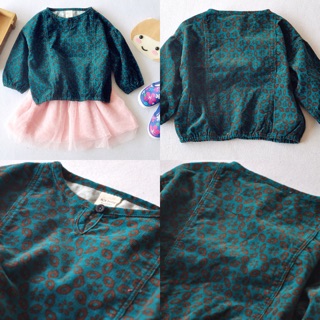 Áo nỉ nhung bé gái size 5y