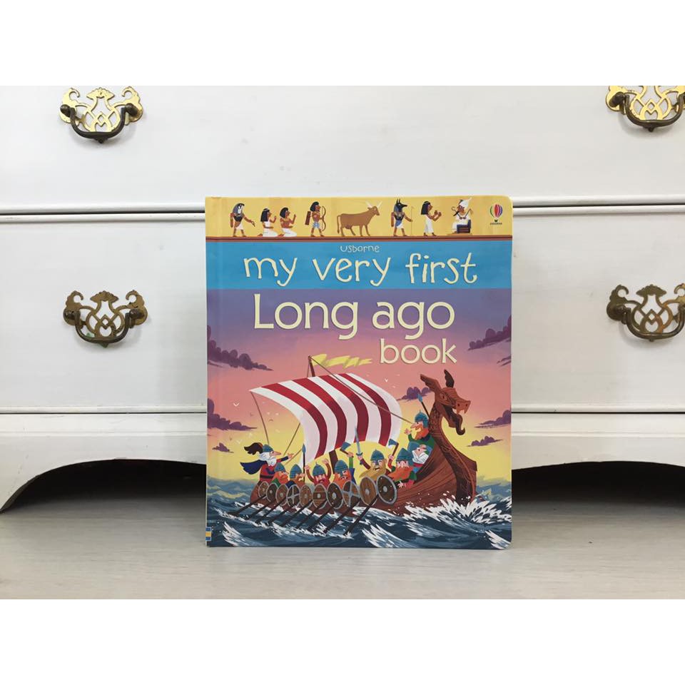 Sách khám phá cổ đại My Very First Long Ago book Usborne