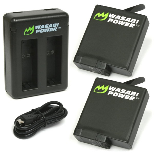 Bộ pin sạc Wasabi cho Gopro HERO5