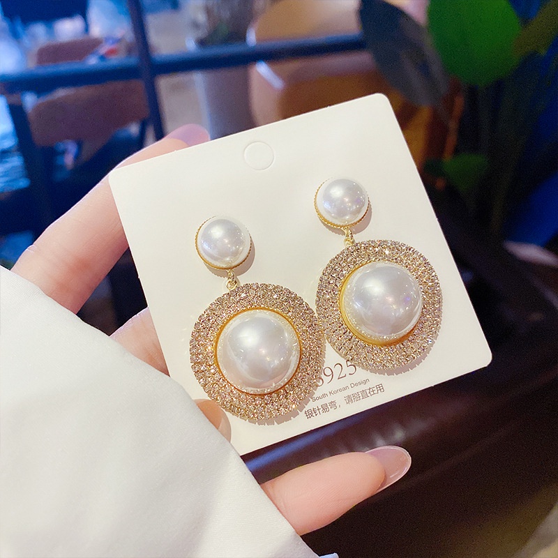 Khuyên Tai Nữ Đính Ngọc Thời Trang