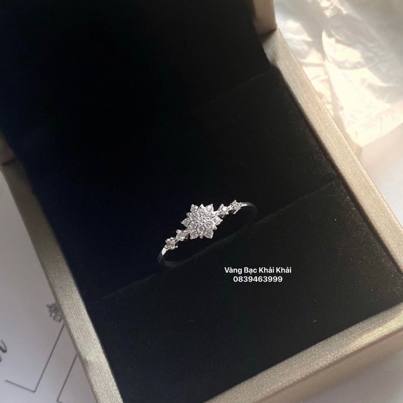 Nhẫn nữ Bạc ta hot , trẻ trung , sáng bóng , tặng kèm hộp đựng - Vàng Bạc Khải Khải