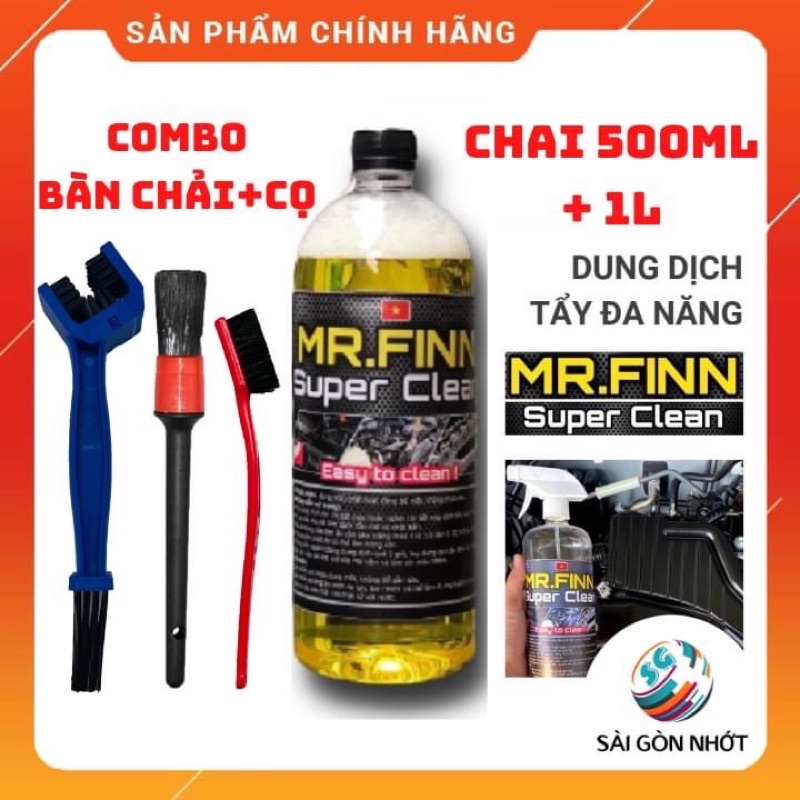 [GIẢM THÊM 10% +FREESHIP] Dung dịch tẩy rửa đa năng Mr.Finn Super Clean 500ml,1L