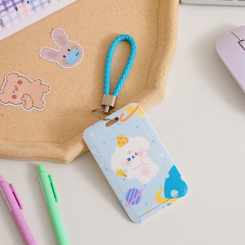 Ví Đựng Thẻ ID / Móc Khóa Họa Tiết Hoạt Hình Dễ Thương Cho Nam Và Nữ