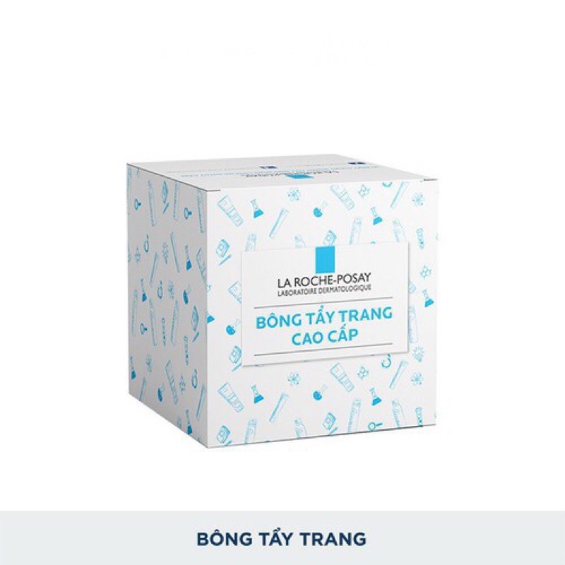 Quà Tặng Vichy- Bông Tẩy Trang Cao Cấp Vichy Hộp 80 Miếng