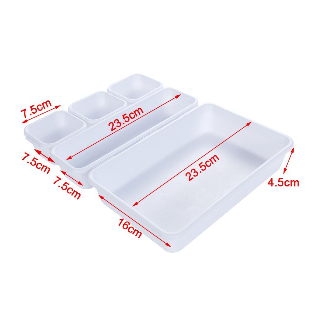 .Set 8 Ngăn Kéo Bằng Nhựa Đựng Trang Sức Tiết Kiệm Không Gian