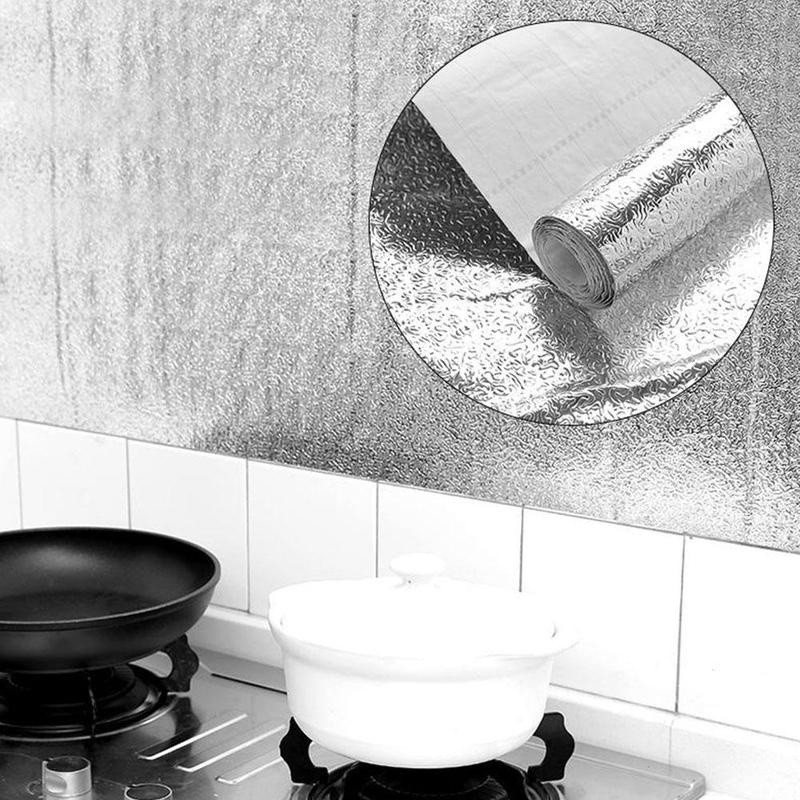 Nhãn dán lá nhôm chống bắn dầu tiện dụng cho nhà bếp