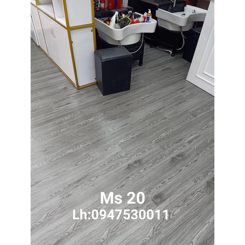 Combo 5m2 Sàn nhựa giả gỗ cao cấp có keo sẵn 2mm tại tphcm. Nhận thi công