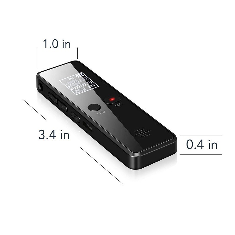Máy Ghi Âm Chuyên dụng Siêu Mini DVR 818 Dung lượng 8Gb Pin trên 35H