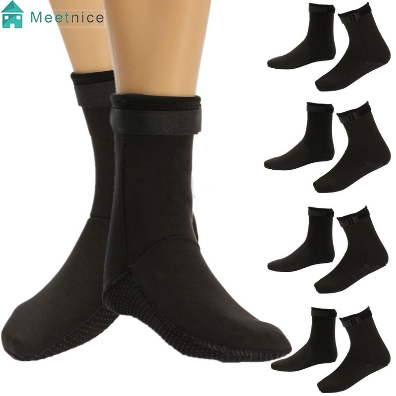Đôi vớ lặn thời trang bằng cao su tổng hợp 3mm cho nam nữ