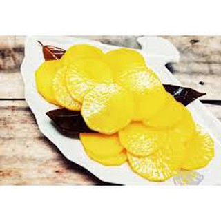 Củ cải vàng cắt sợi sẵn Hàn Quốc 400gr