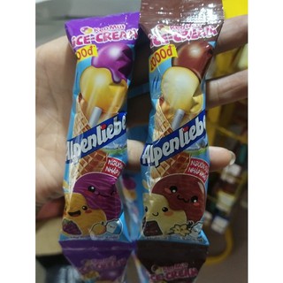 kẹo mút alpenlibe Icecream ( vani socola - nho xoài ) 2 chiếc 2 vị