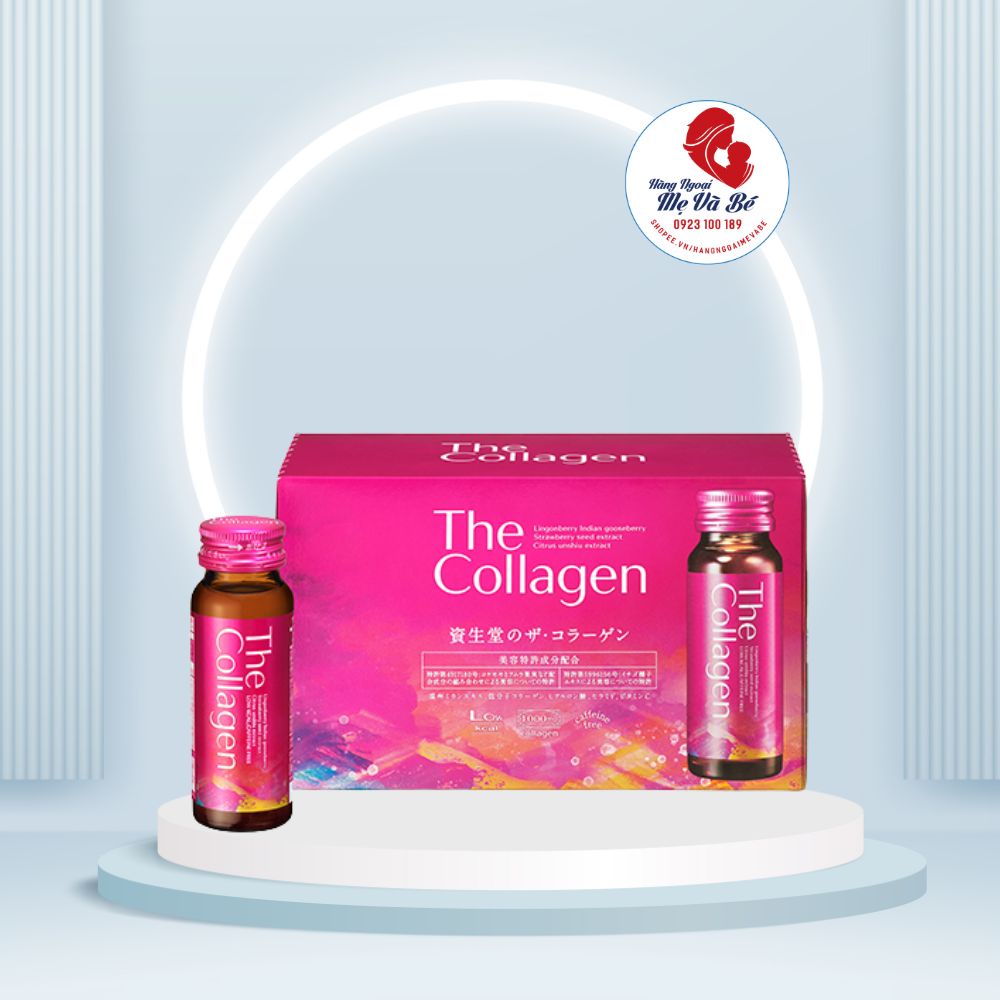 Nước uống The Collagen Shiseido dạng chai Nhật Bản giúp đẹp da, chắc xương và cải thiện hệ miễn dịch