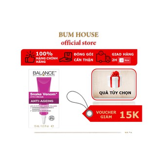 Kem Dưỡng Da Vùng Mắt Balance Snake Venom Eye Cream Anti-Ageing (15ml)