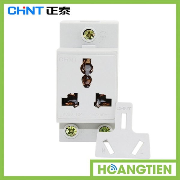 Ổ cắm thanh ray 3 chấu CHINT AC30-124