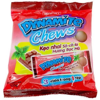 [Giá Xưởng] Kẹo Socola 3 Viên Dynamite Chews Hương bạc hà hàng có sẵn