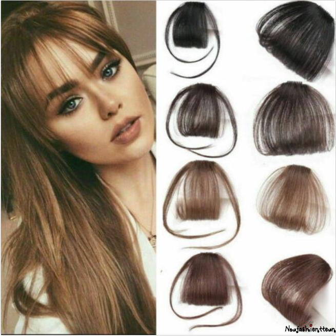 Tóc mái ngố giả thời trang nữ