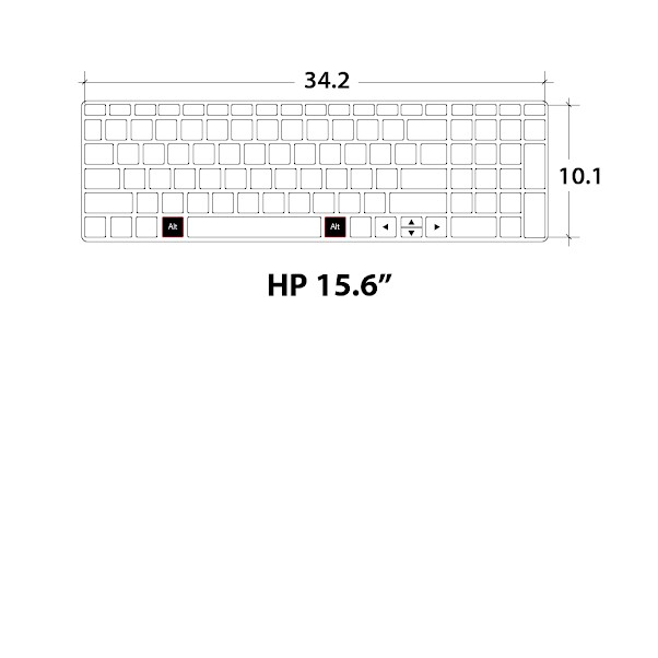 Tấm phủ bàn phím HP 14" & 15.6"