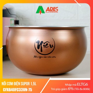 [Mã 99ELHA giảm 7% đơn 300K] Nồi cơm điện Supor 1.5L CFXB40FC33VN75