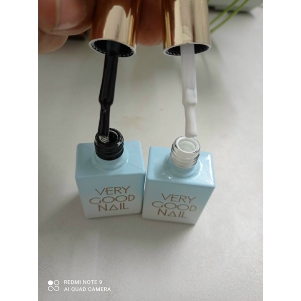Sơn gel verygood nail lẻ màu trắng và đen