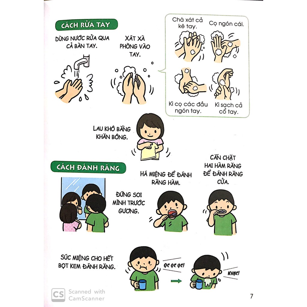 Sách - Cẩm Nang Sinh Hoạt Bằng Tranh Cho Bé Tập 1 Kĩ Năng Sinh Hoạt Thường Ngày (Tái Bản 2019)
