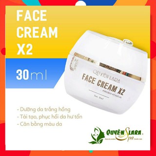 Kem dưỡng trắng dạ Face cream X2 Quyên lara 30ml