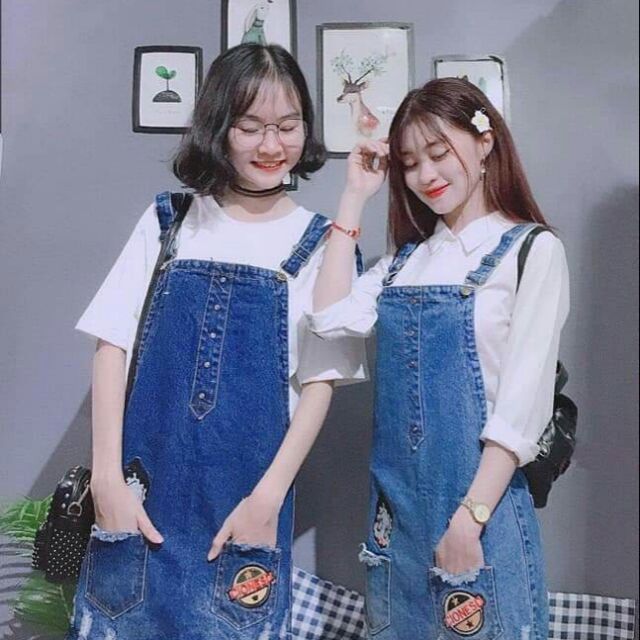 Yếm jeans siêu đẹp