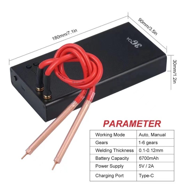 Máy hàn cell pin (máy hàn điểm) sửa pin, hàn siu giữ Face