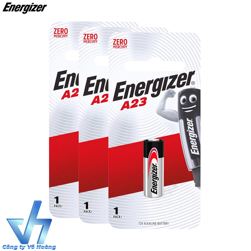 Bộ 3 Pin Energizer A23 Alkaline (Bạc)