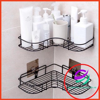 KỆ GÓC ĐỂ ĐỒ BẰNG SẮT ko CẦN KHOAN ĐỤC