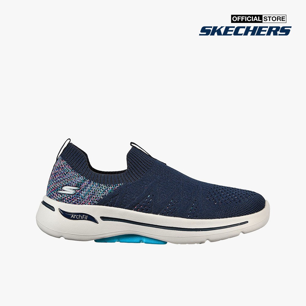 SKECHERS - Giày slip on nữ GOwalk Arch Fit Fun Times 124478-NVMT