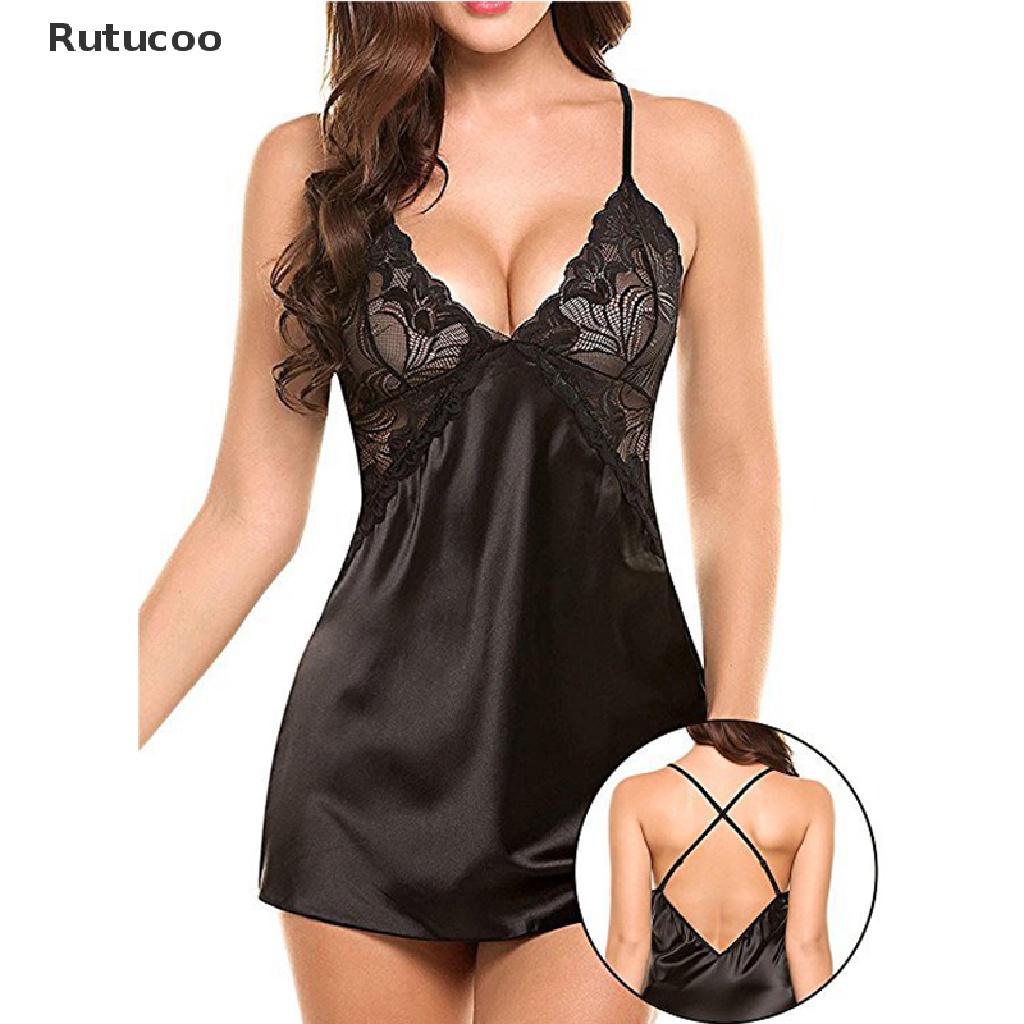 Đầm Ngủ Hai Dây Phối Ren Quyến Rũ Dành Cho Nữ | BigBuy360 - bigbuy360.vn