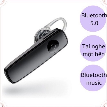 Tai nghe Bluetooth không dây 1 bên - Âm thanh stereo sống động, giọng nói trong - Lọc tiếng ồn