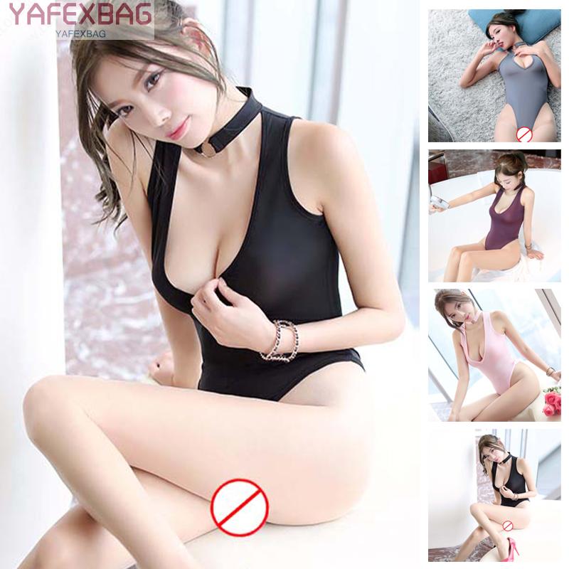 Women's Ladies Jumpsuits Solid High cut Casual Bathing suit Playsuit Leotard Lingerie Swimwear Women's Beach Ladies