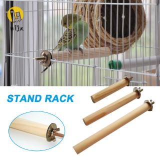 Thanh đứng đồ chơi bằng gỗ treo lồng chim vẹt phong cách Hàn Quốc mùa hè