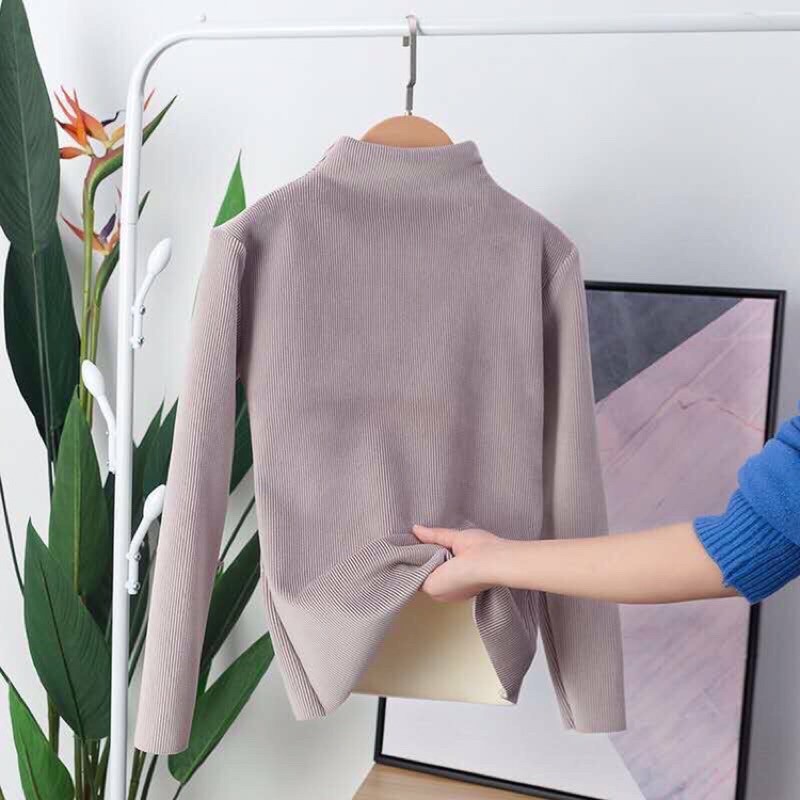 Áo giữ nhiệt lót lông siêu ấm cho nữ