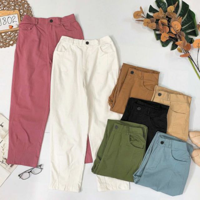 Quần baggy kaki QC (Ảnh thật)