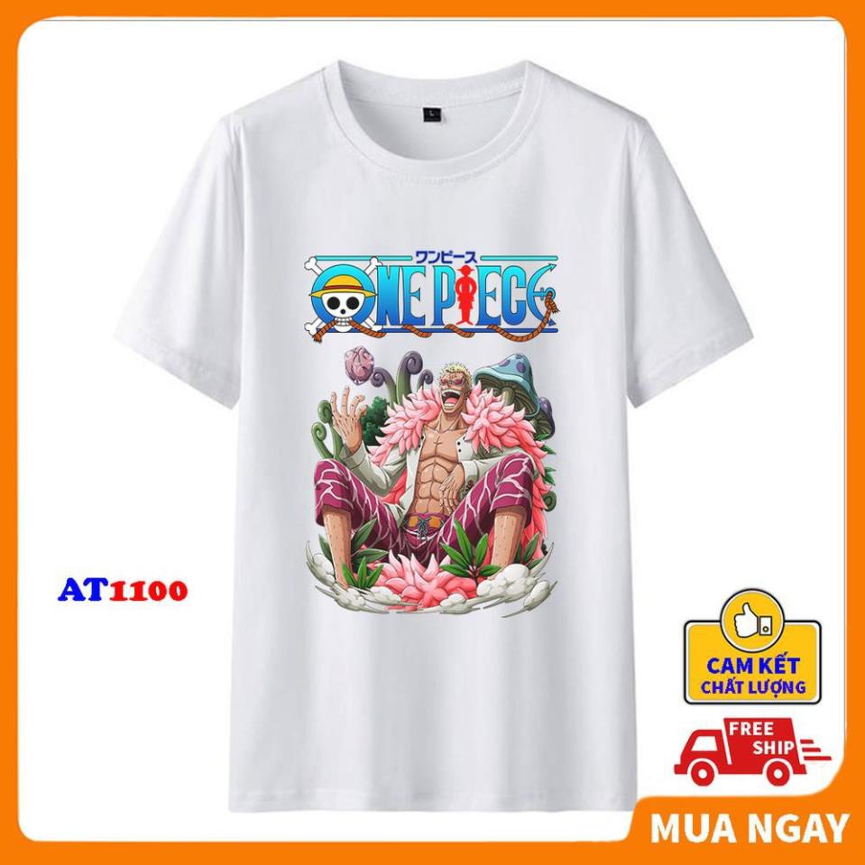 FREESHIP 50K_ Áo thun nam nữ fom rộng in hình Thất Vũ Hải Doflamingo sắc nét không phai vải thun co 