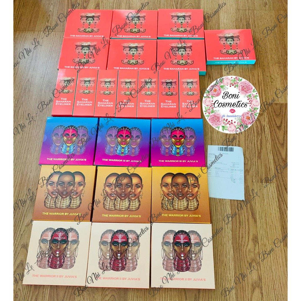 [CÓ SĂN-HỘP GIẤY HƠI XẤU] Bảng phấn mắt The Saharan by Juvia's | BigBuy360 - bigbuy360.vn
