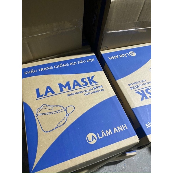 Khẩu trang KF94 4D LA Mask chống bụi mịn (THÙNG 300 CHIẾC)