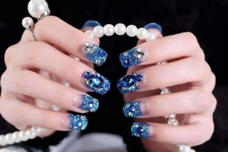 Nail gắn móng tay _ Mẫu hoa + Keo