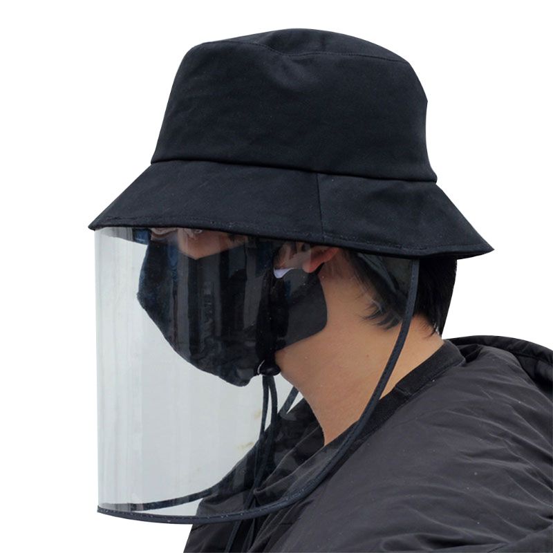Mũ Có Tấm Chắn Bảo Vệ Mặt Chống Sương Mù Chống Giọt Bắn An Toàn Dành Cho Nam Và Nữ
