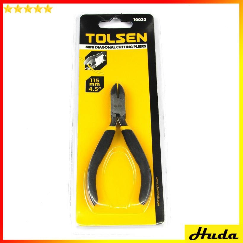 [Tolsen Chính Hãng] 10033 kìm cắt mini 4.5in tolsen