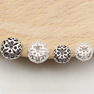 Phụ kiện Charm S925 Hạt spacer rỗng