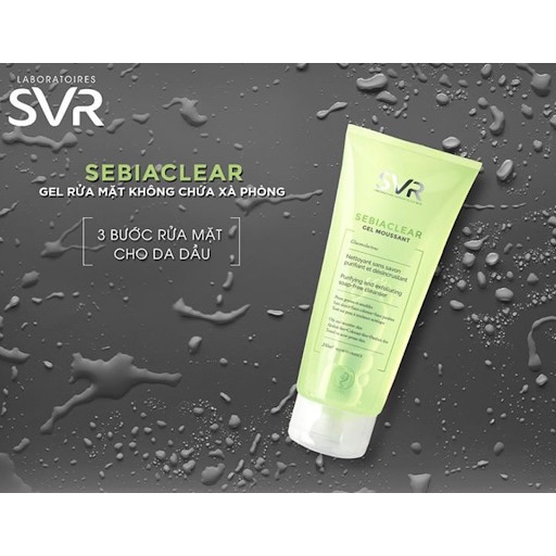 Gel Rửa Mặt Dành Cho Da Nhạy Cảm SVR SEBIACLEAR Gel Moussant