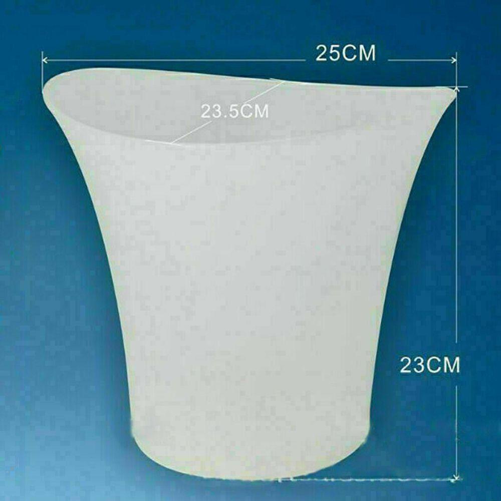 LEISURE Xô Đá Có Đèn LED Phát Sáng Mới, Dung Tích 5L