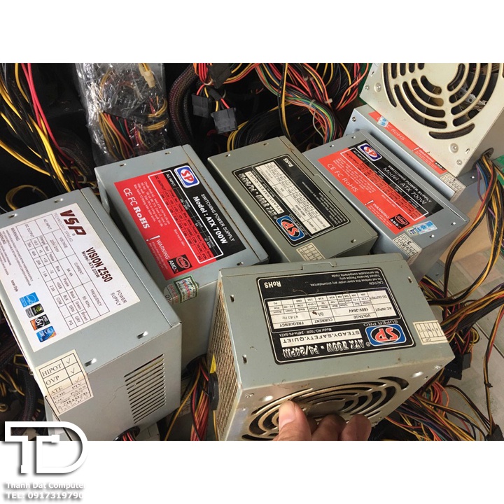 Nguồn máy tính cũ nhiều loại tháo máy dùng tốt